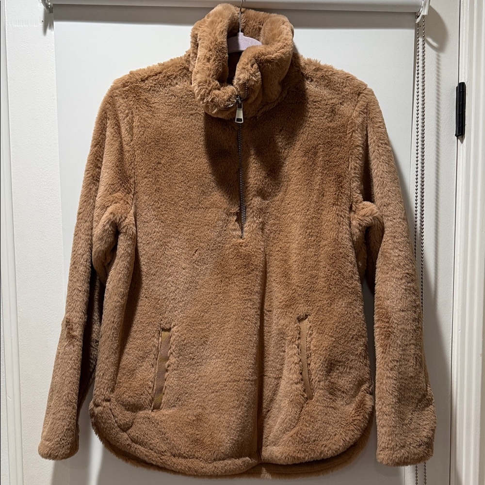 Abercrombie & Fitch Tan Teddy Jacket